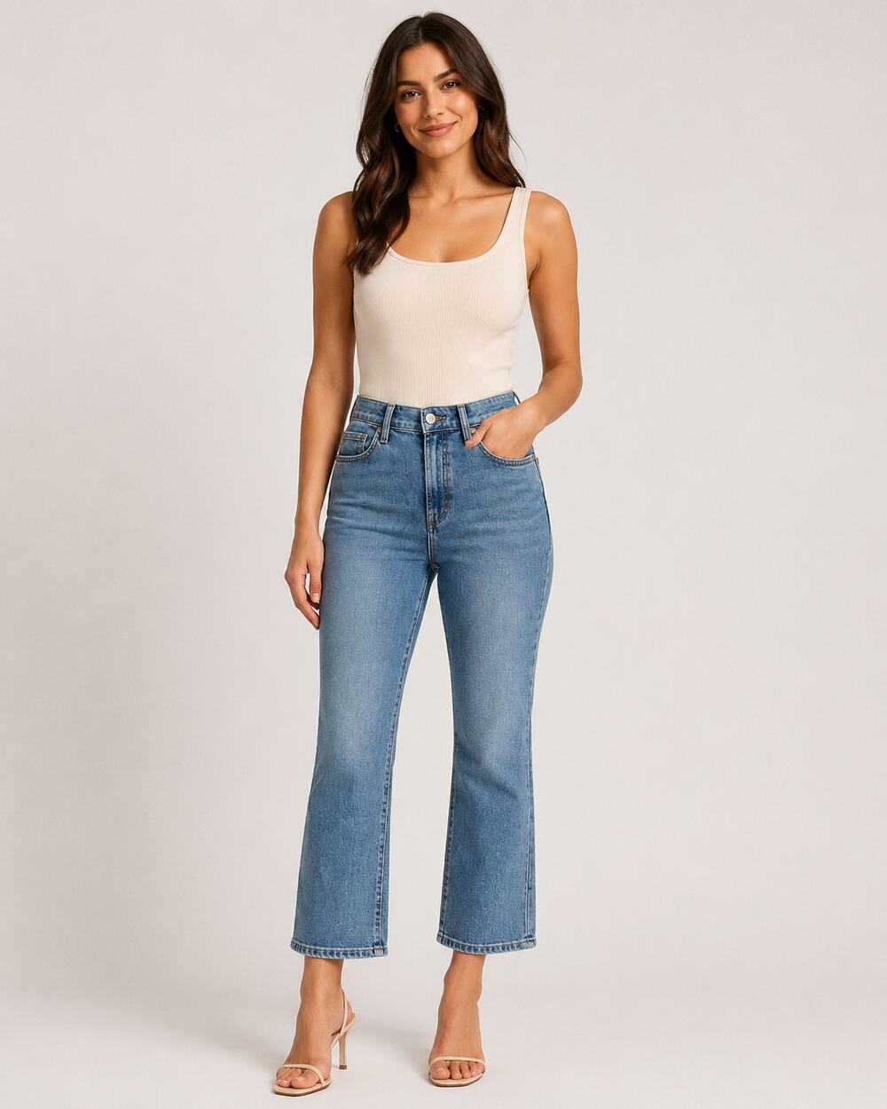 NWT Joe’s Jeans High Rise Cropped Bootcut Jeans Women’s Size 30